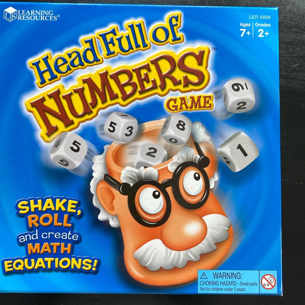Head full of numbers game!